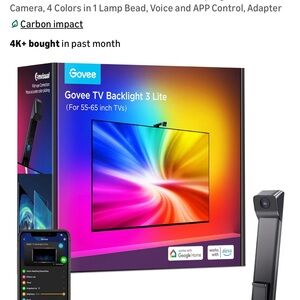Govee TV Backlight 3 Lite - Black 55-65 inch